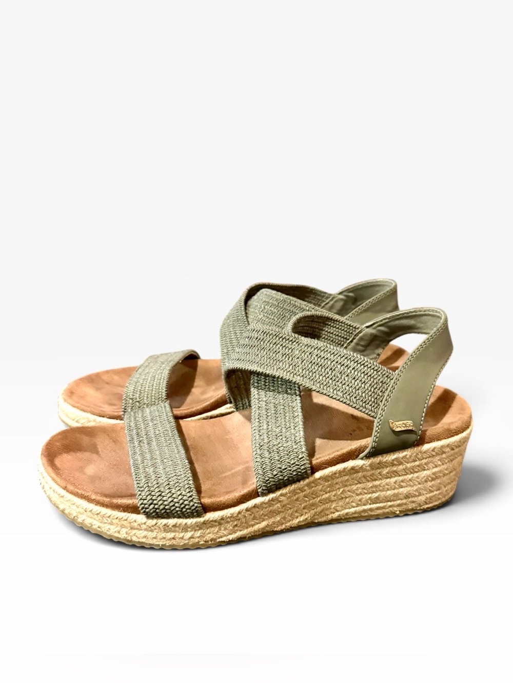 Skechers Martha Stewart Arch Fit Beverlee -Brentwood Wedged Heel Sandals